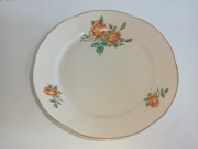 Talerz płytki stara Chodzież z motywem kwiatowym 