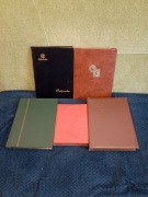 5 starych albumów klaserów ze znaczkami pocztowymi ze świata tematyczne 