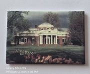 Magnes na lodówkę DOM Thomasa Jeffersona. USA Stany Zjednoczone (10)