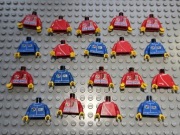 KLOCKI LEGO FIGURKI LUDZIKI TORSY UNIKATOWE ELEMENTY  OD 1ZŁ LICYTACJA