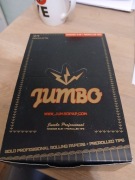 Bibułki Jumbo Black KSS + prerolled tips. 24 szt. gotowe filtry.