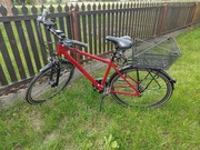 Rower trekkingowy czerwony KROSS Trans 3.0 stan b. dobry