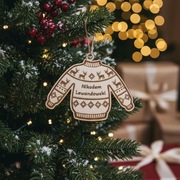 Bombka świąteczna personalizowana, ozdoba swiateczna