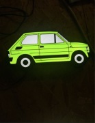 Lampka 3D Fiat 126p – wyprzedaż modeli z drobnymi wadami