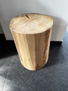 Pieniek bukowy naturalny - stolik nocny, stolik kawowy