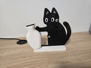 Koto-wazon czyli wazonik + kot!