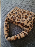 Puszysta torebka Tote panterka do ręki