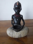 Figurka świecznik black budda afryka zobacz koniecznie 