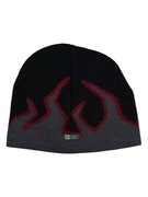 Czarna czapka retro vintage płomień streetwear skate opium nike adidas