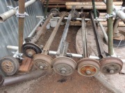 Oś belka przyczepka wózek