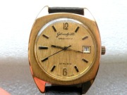 ZEGAREK MĘSKI POZŁACANY GLASHUTTE SPEZIMATIC 26 RUBIS