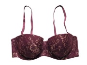 Bordowy stanik biustonosz 75B H&M bielizna damska