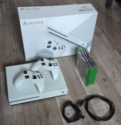 Xbox One S 1TB | Kompletny Zestaw | 2 Pady | Gry | Pudełko