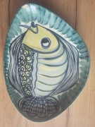 Patera fajans Włocławek "pikasiak" ryba