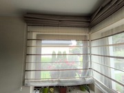 Roleta rzymska duo (podwójna: zasłona i firanka) 120 cm x 140 cm