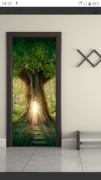 Naklejka ozdoba na drzwi walplus drzewo 88 x 200cm