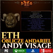 Diablo 2 Resurrected ETH ANDARIEL VISAGE twarz andariel  XBOX NINTENDO