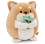 NICI pies Hiro 16 cm pluszak z bubble tea maskotka w pudełku prezentowym