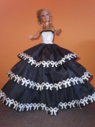 Suknia ,ubranko dla lalki barbie