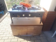 Taboret gazowy EGAZ podwójny 2x5kW gastronomia kuchnia