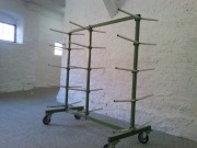 Stojak na elementy dłużnicowe na profile alu, pcv