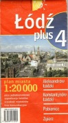 Łódź plus 4 plan miast Zgierz, Aleksandrów Ł., Konstantynów Ł., Pabianice
