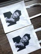 2 Torebki torby tote bag materiał non woven Pedro pascal 