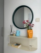 Nowa Półka stalowa Lina  Kolor: Piaskowy beż 24cmX80cmX20cm 