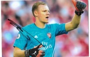 Bernd Leno - oryginalny autograf Niemcy Arsenal Leverkusen 