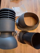 Kominek wentylacyjny Krono-Plast Smartline Antracytowy izolowany