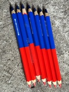 10 ołówkow dwustronnych stolarskich duomarker 400 pro XL + temperówka 