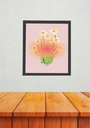 Plakat „Bukiet stokrotek”