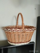 Koszyk wiklinowy wielkanocny głęboki 