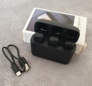 Zestaw mikrofonów krawatowych. 2 sztuki + power bank. (Raz uzywane)