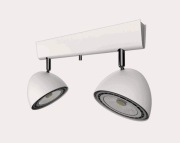 LAMPA SUFITOWA 2x75 W VESPA II BIAŁA 2xGU10 NOWODVORSKI