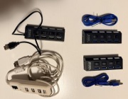 Zestaw koncentratorów USB 3.0 i 2.0
