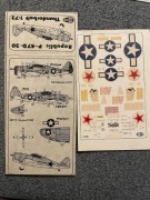 Kalkomania Republic P-47D 20 Thunderbolt scala 1/72