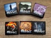 Wiedźmin (Witcher) 2 oz 5$ sześć dotychczasowo wypuszczonych monet z serii.