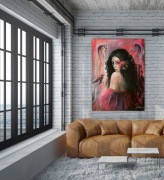 Obraz na płótnie DISTRACTION - Kobieta 60x80 cm