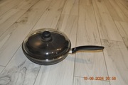 FISSLER Cenit Wok o poj. 3,5 l i śr. 28 cm z pokrywą - INDUKCJA