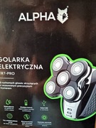 Golarka męska elektryczna Alpha czarna nowa