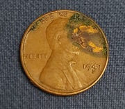 USA 1 cent Lincoln Head 1947 rok D