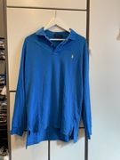 Koszulka polo z długim rękawem Polo Ralph Rauren niebieska