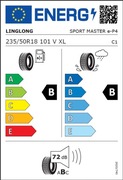 235/50R18 LINGLONG SPORT MASTER e-P4
