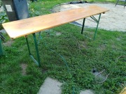 Stół biesiadny i dwa blaty