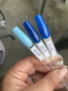 Zestaw lakierów hybrydowych do paznokci.