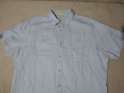 Koszula lniana bawełniana Camel Active xxl z krótkim rękawem duża 