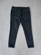 Spodnie jeansowe czarne Skinny C&A, roz. 42