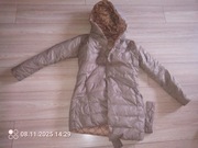 Puchowa kurtka dwustronna, damska m-ki Ochnik rozm. XS
