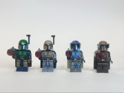 Zestaw figurek lego mandalorian z zestawu 75267